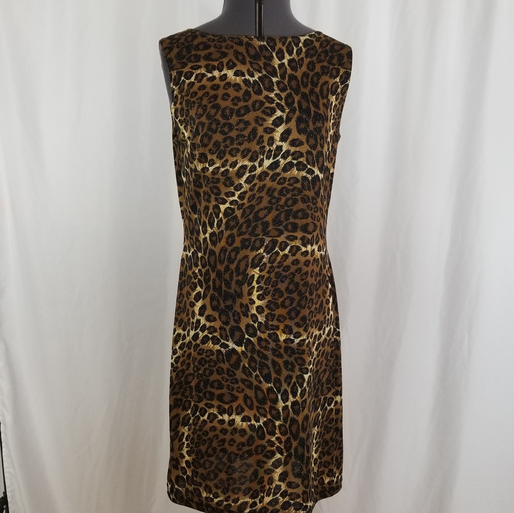 Junior size 11/13 Sleeveless Leopard Dress